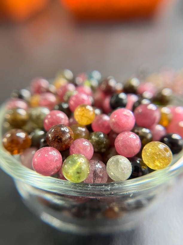 碧玺散珠DIY珠子