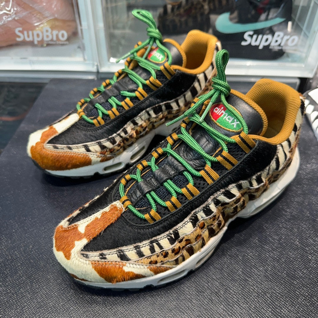 41码/ATMOS✖️NIKE联名 MAX95 动物园虎纹 跑步鞋/95新无盒/0581