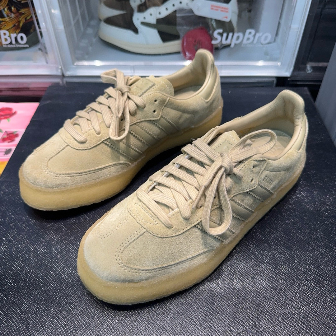 41码/kith✖️adidas Samba 8th 棕色 板鞋/99新无盒