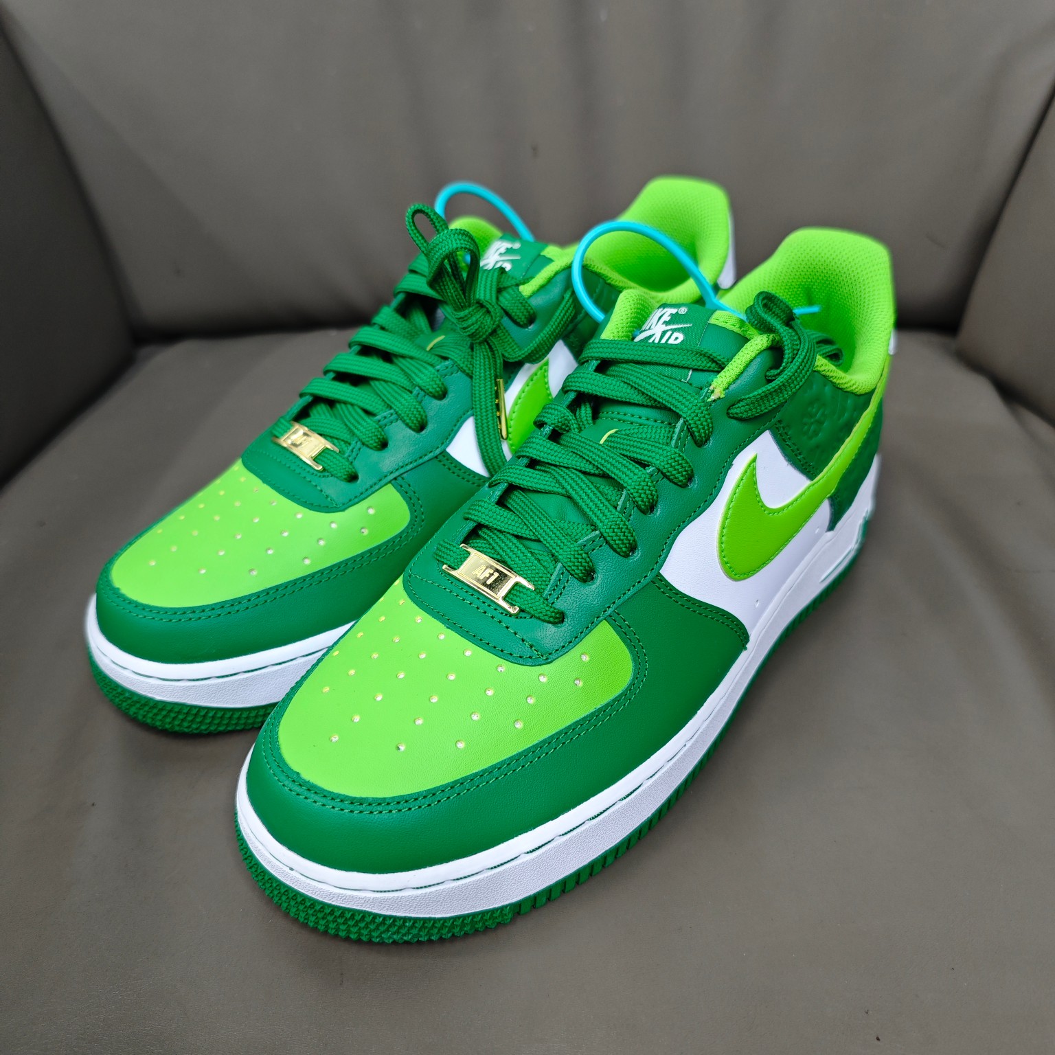 43码/Nike AF1"St. Patrick's Day"圣帕特里克节 休闲鞋/全新无盒