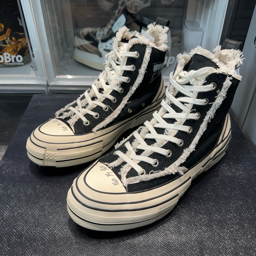 42码/xVESSEL G.O.P高帮 吴建豪 板鞋 黑色/99新原盒