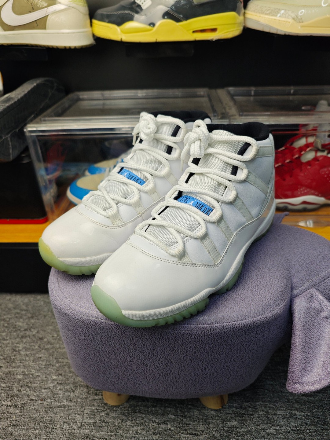 42.5码/AJ11 legend blue 复古篮球鞋 传奇蓝 2014年版/95新无盒