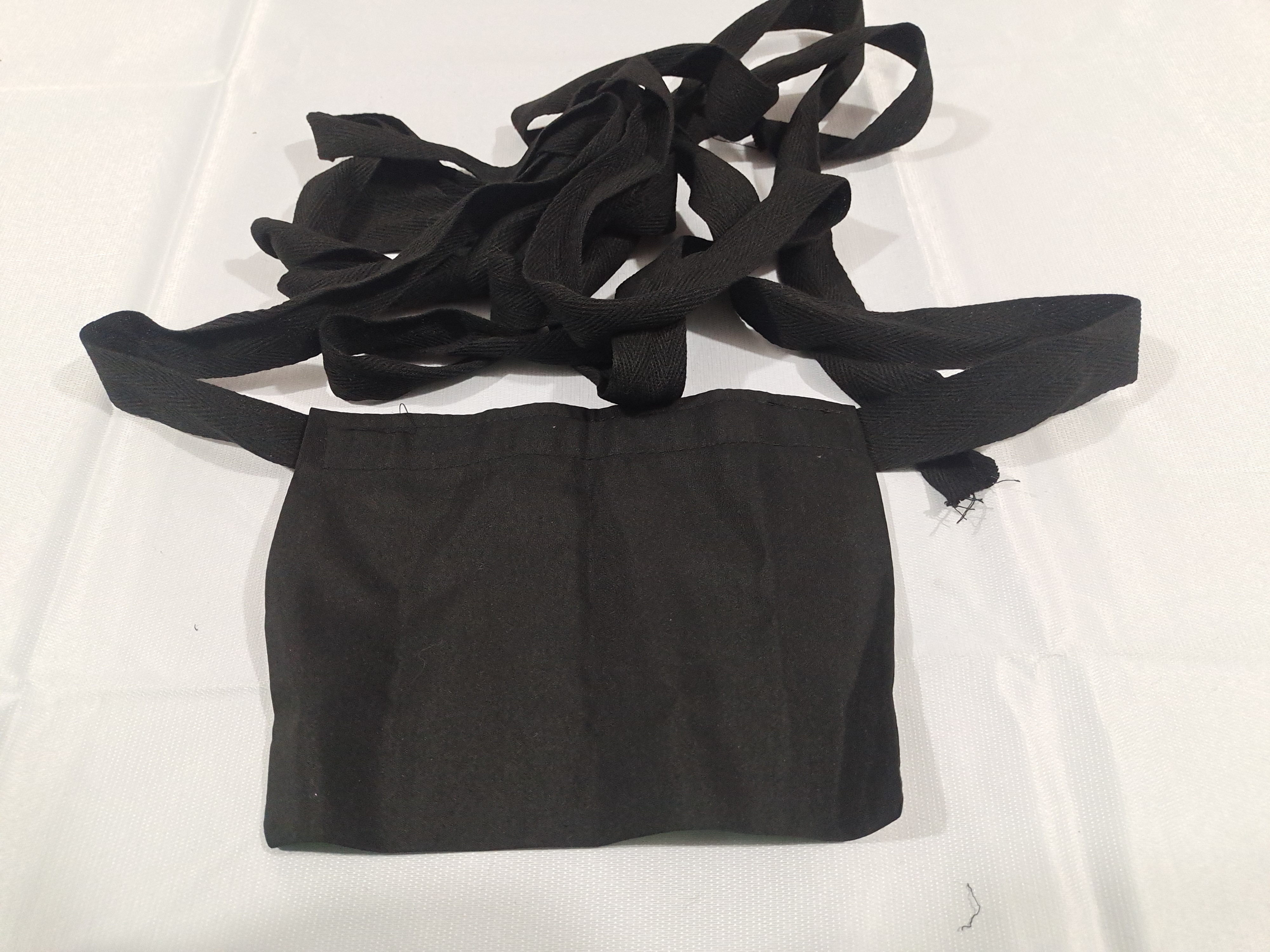 戏曲吊眉带棉布黑色绳子4米左右