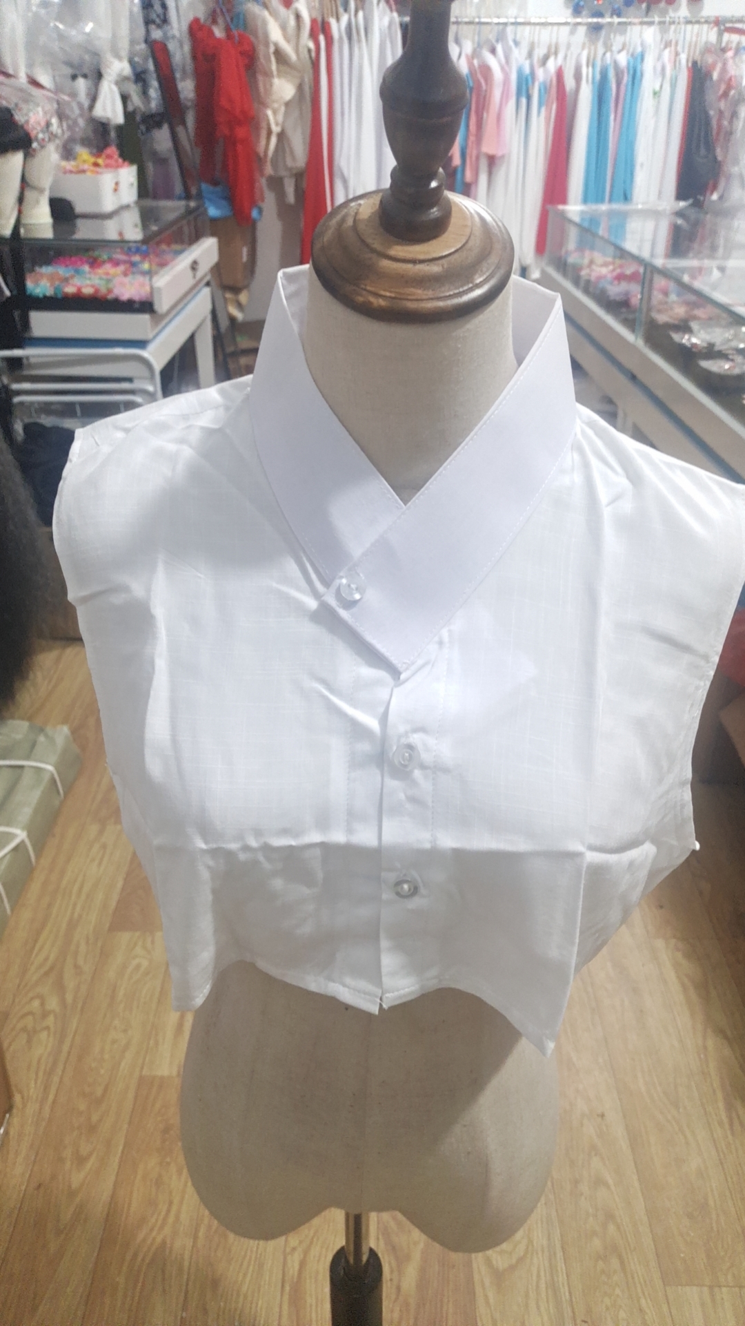 戏曲棉麻立领领带通用京剧黄梅戏越剧婺剧