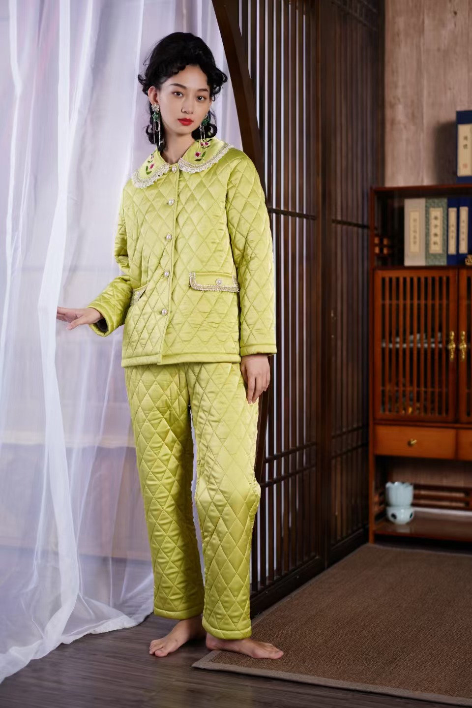 【清巨惠捡漏】高品质休闲舒适加绒加厚升级保暖棉服家居服套装