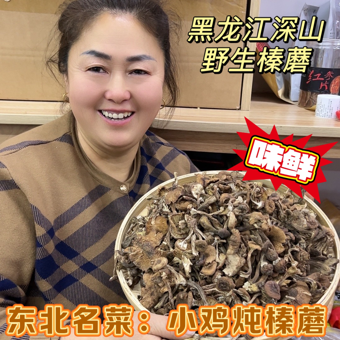 2025年东北榛蘑 小鸡炖榛蘑 鲜香浓郁