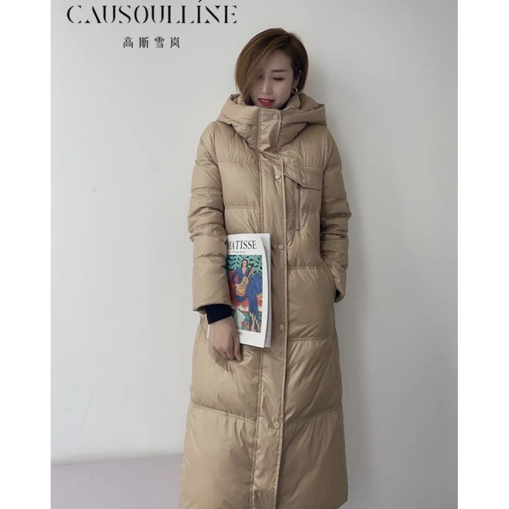 高斯雪岚时尚洋气长款羽绒服23467018（618反季）