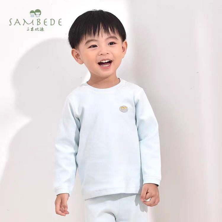SAMBEDE/三木比迪儿童厚款长袖内衣套装SMEBQ19411