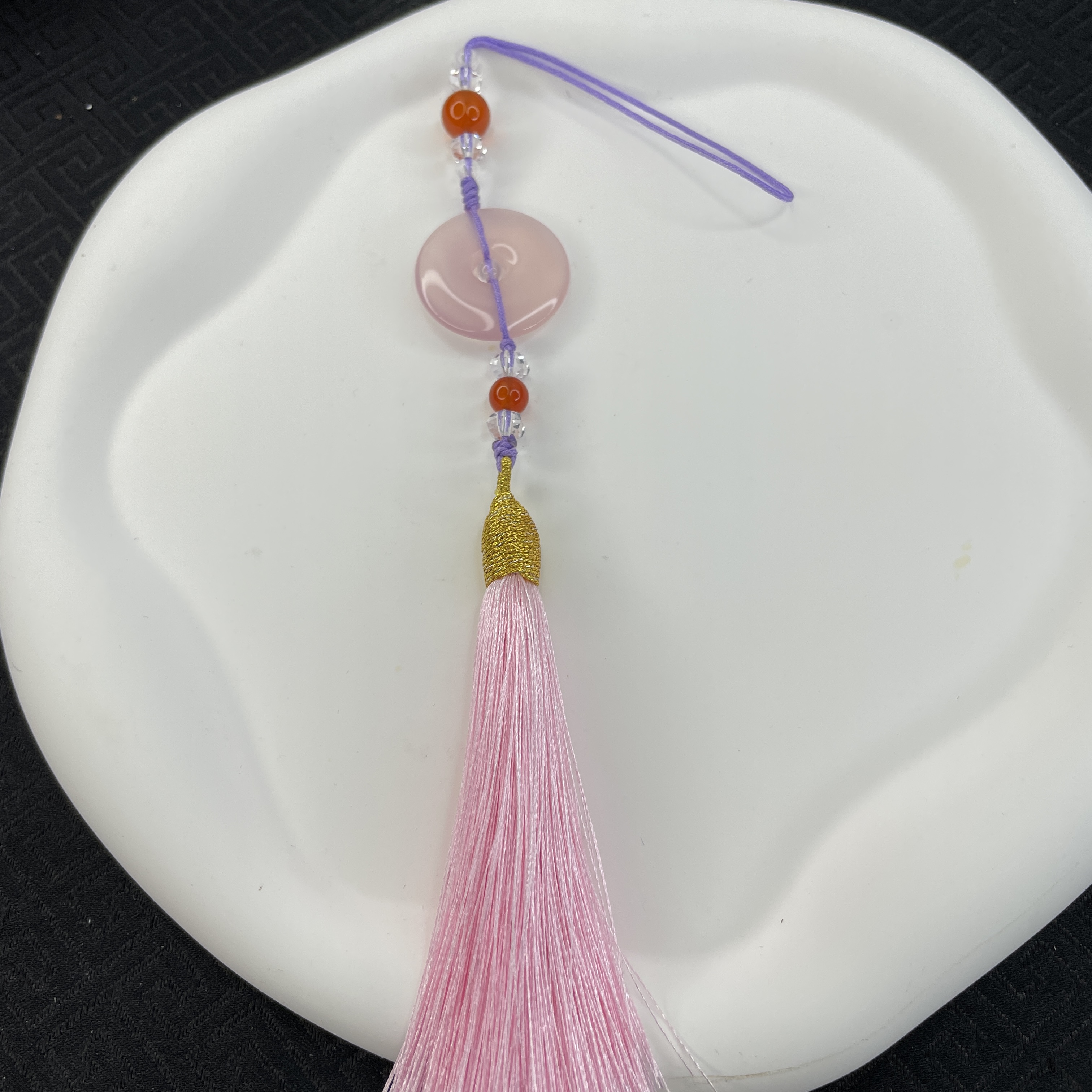 【大师兄】多宝玉石平安扣挂件手机挂设计规格品牌