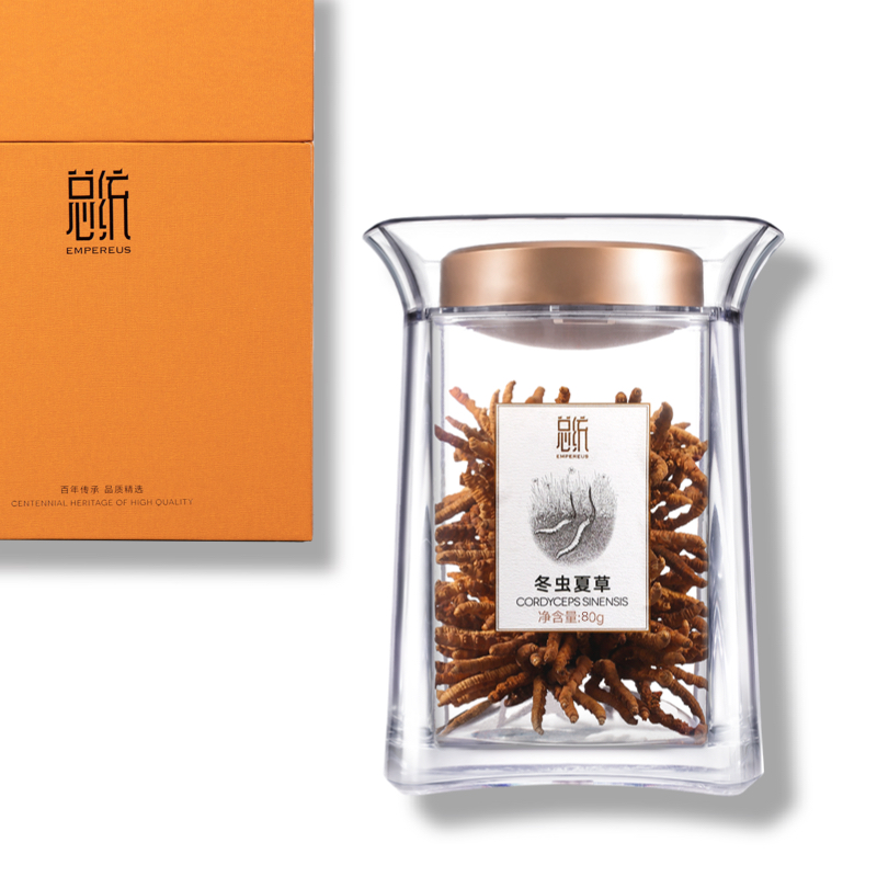 【知嘛甄选】总统牌 冬虫夏草 -0#-20/80g/瓶 滋补养生