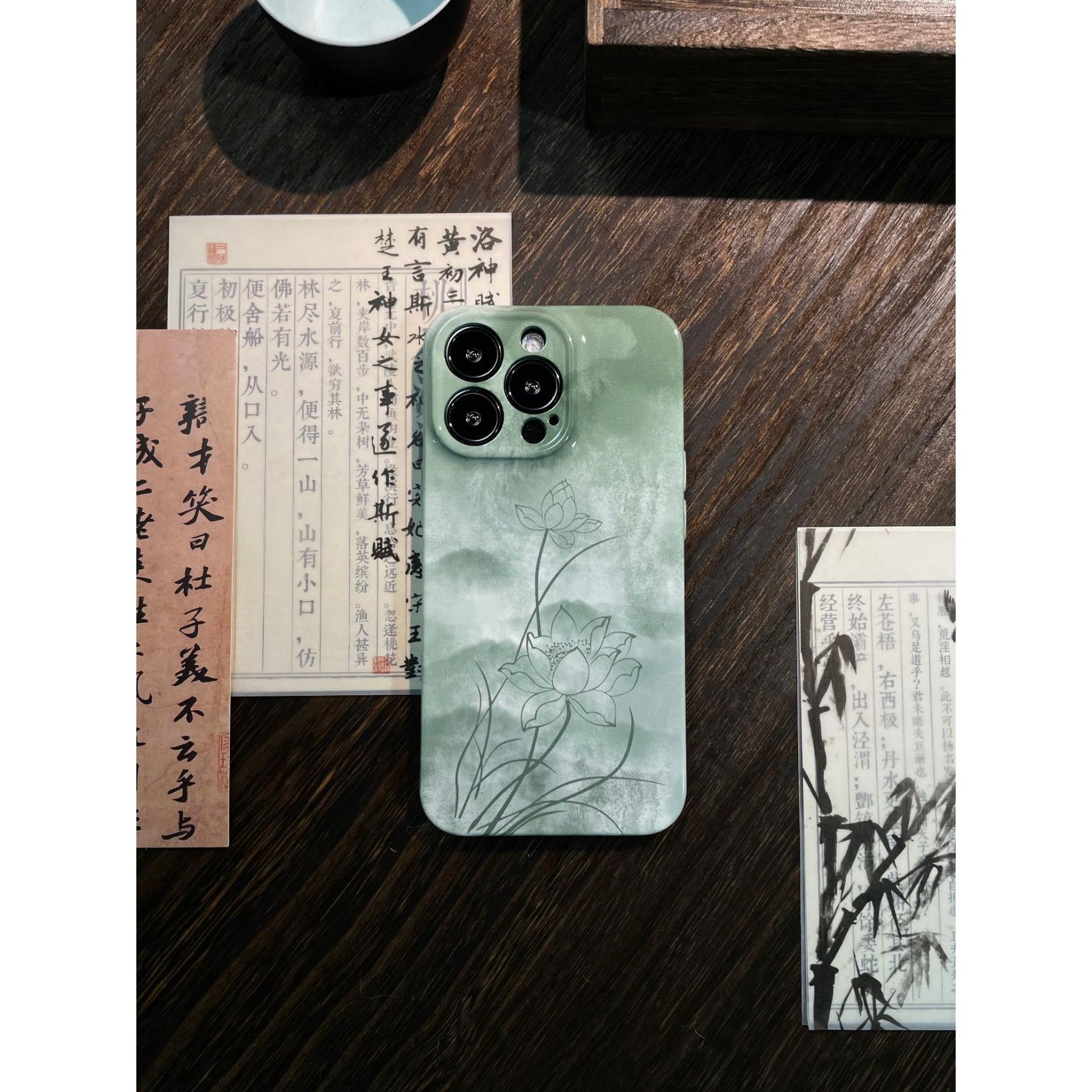 苹果手机壳iPhone13硬壳12Pro新款iPhone11高级感14/15复古网红
