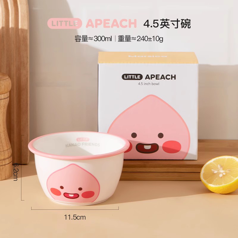 KAKAO FRIENDS碗碟套装家用汤碗儿童饭碗专用高颜值碗盘组合餐具