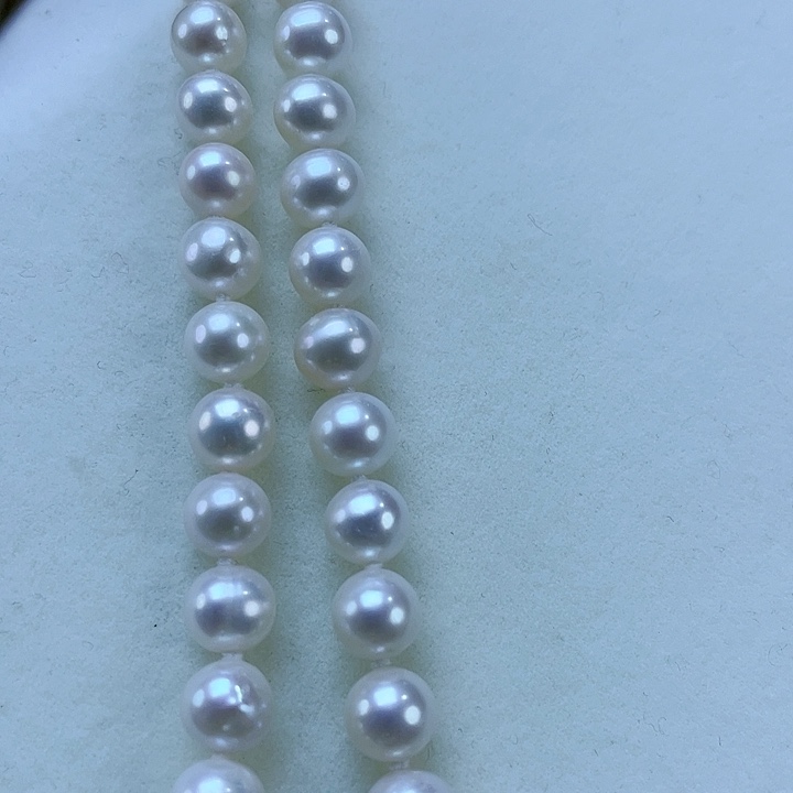 淡水珍珠颈饰未镶嵌卡7极光炫彩