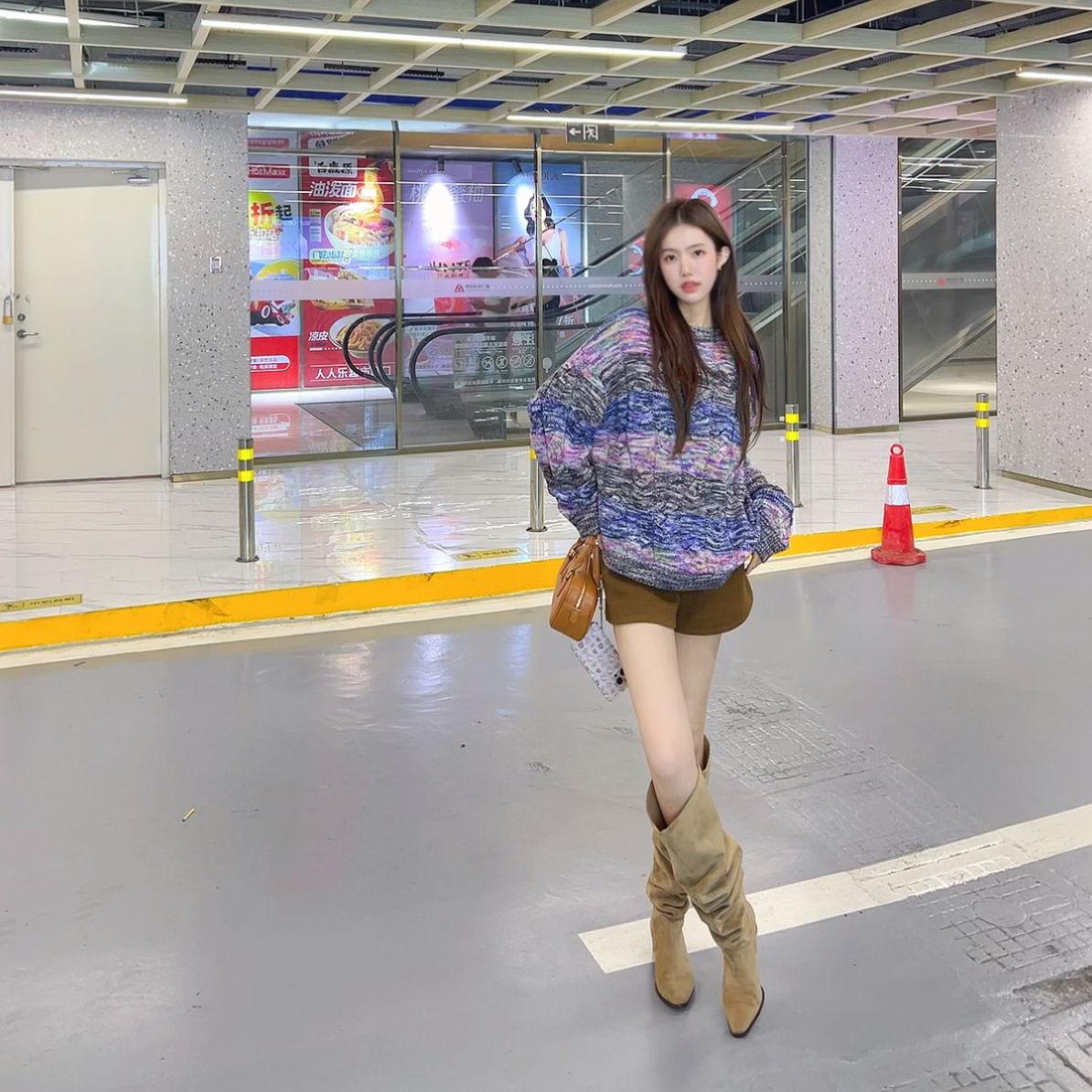 GIRDEAR/哥弟「冬日恋人」秋冬套头软糯时尚冬季圆领毛衣1399362