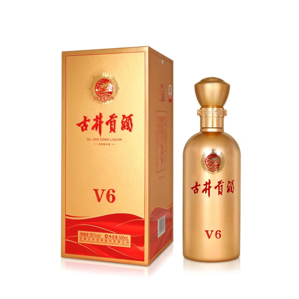 古井贡酒v6 50度500ml浓香型白酒50度