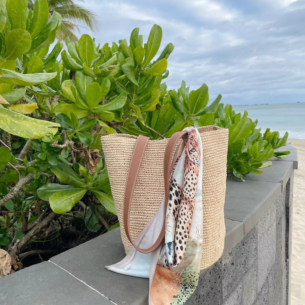 超密拉菲草变形大桶包