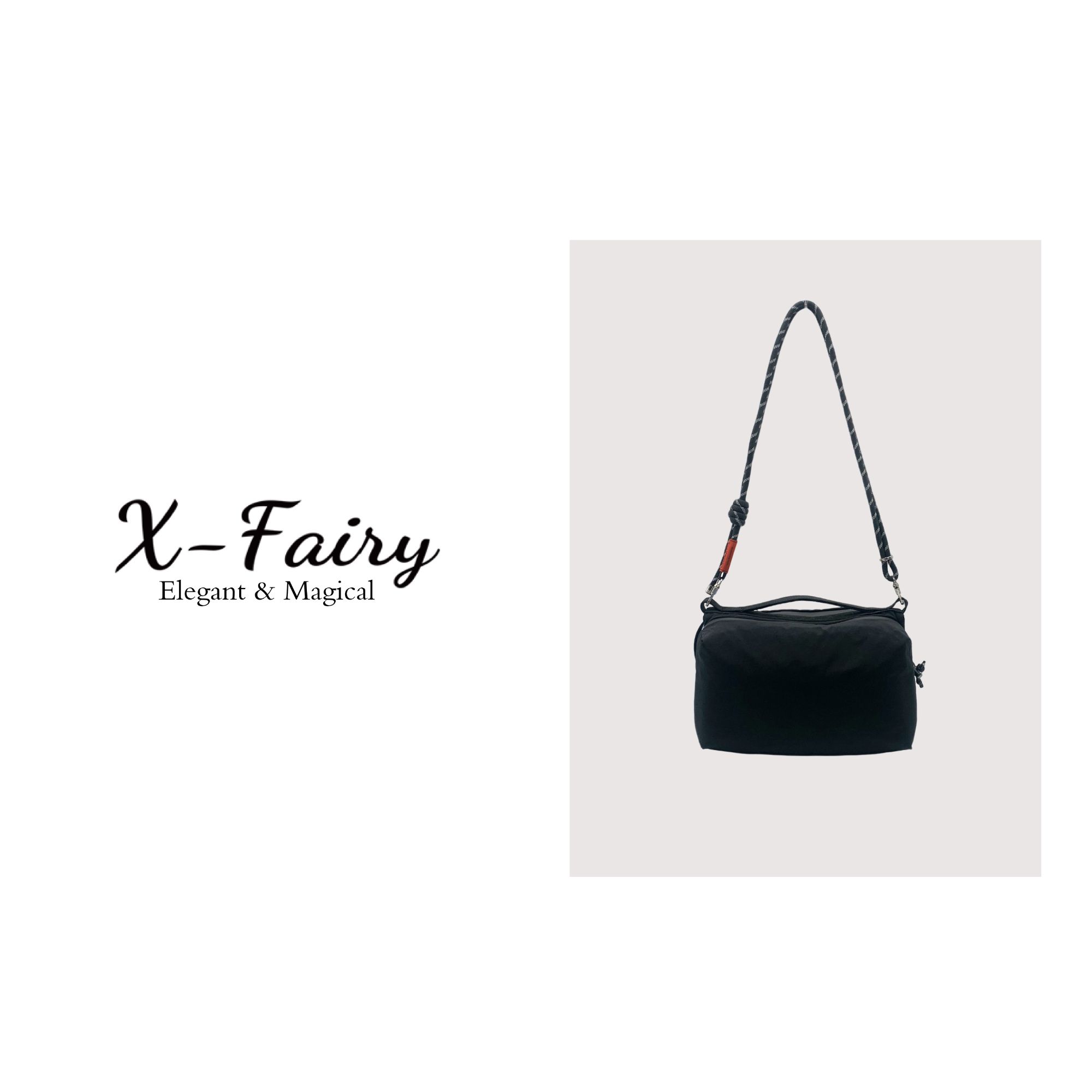 大号四季款【X-Fairy】林更新同款超轻单肩斜挎水瓶包