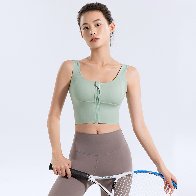 DYISE运动内衣女防震防下垂专业跑步拉链瑜伽背心健身文胸23019
