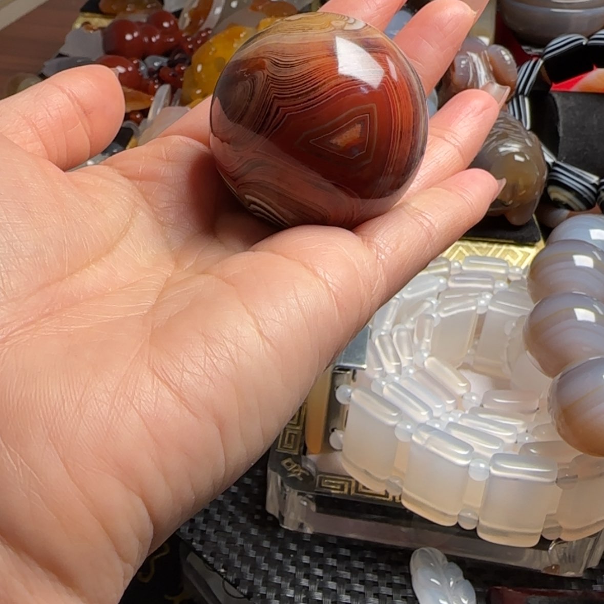 【闪购商品】玛瑙/玉髓颈饰未镶嵌