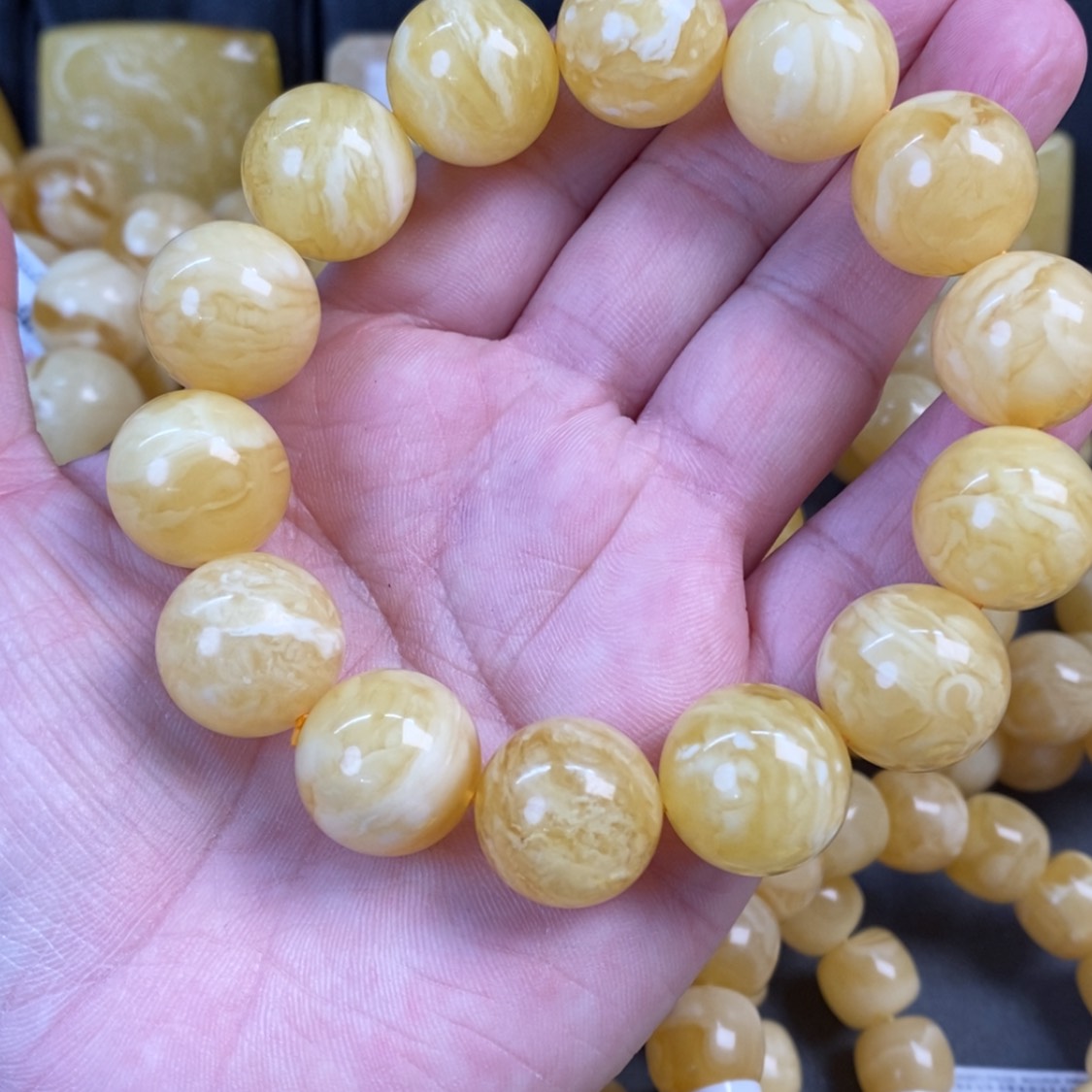 【闪购商品】琥珀裸石未镶嵌暗**影