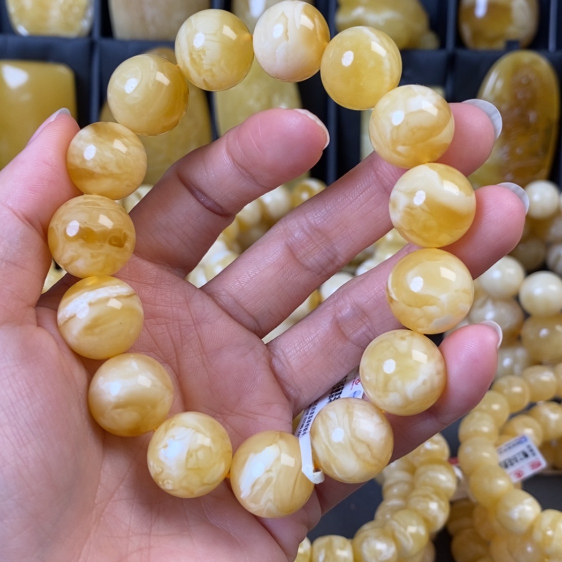 【闪购商品】琥珀颈饰未镶嵌胖*哒