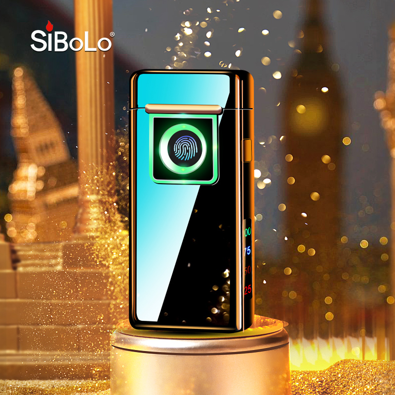 SiBoLo/仕保罗男生礼物高级奢华送男友男士老公真指纹充电打火机