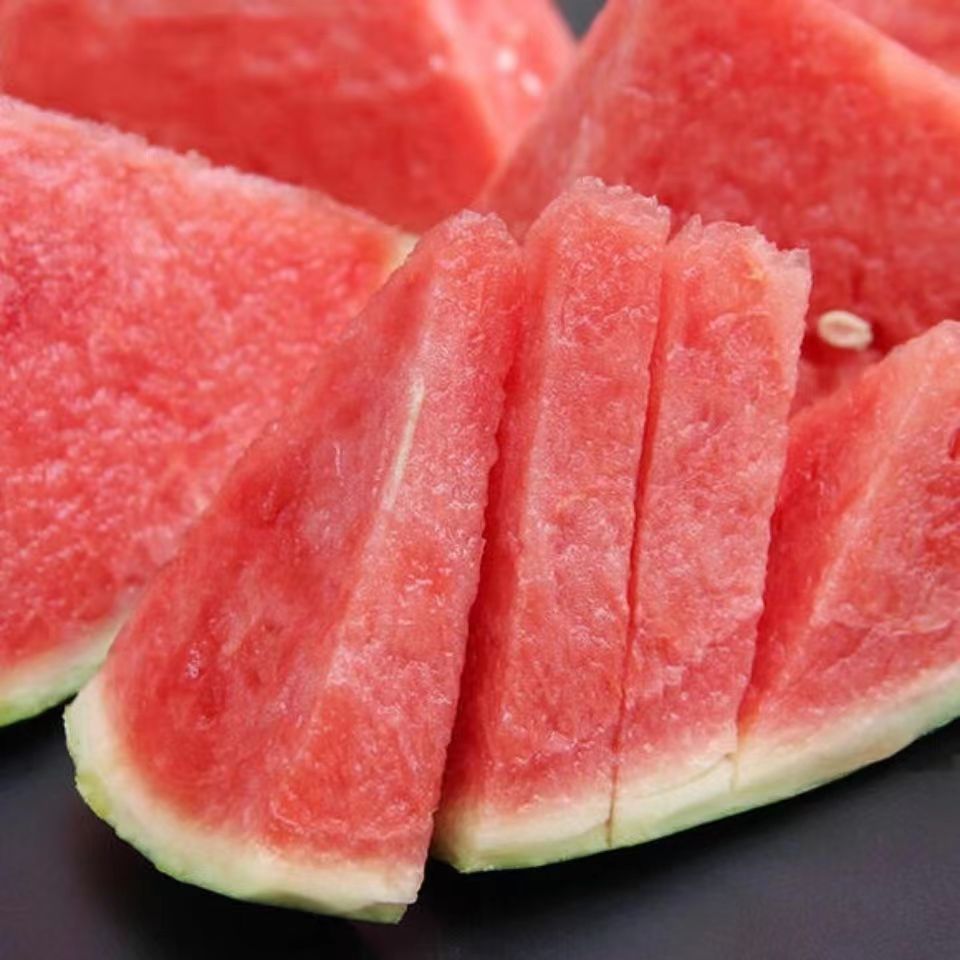 满口甜 无籽麒麟瓜绿色西瓜脆甜多汁满口爆汁一个5斤以上新鲜