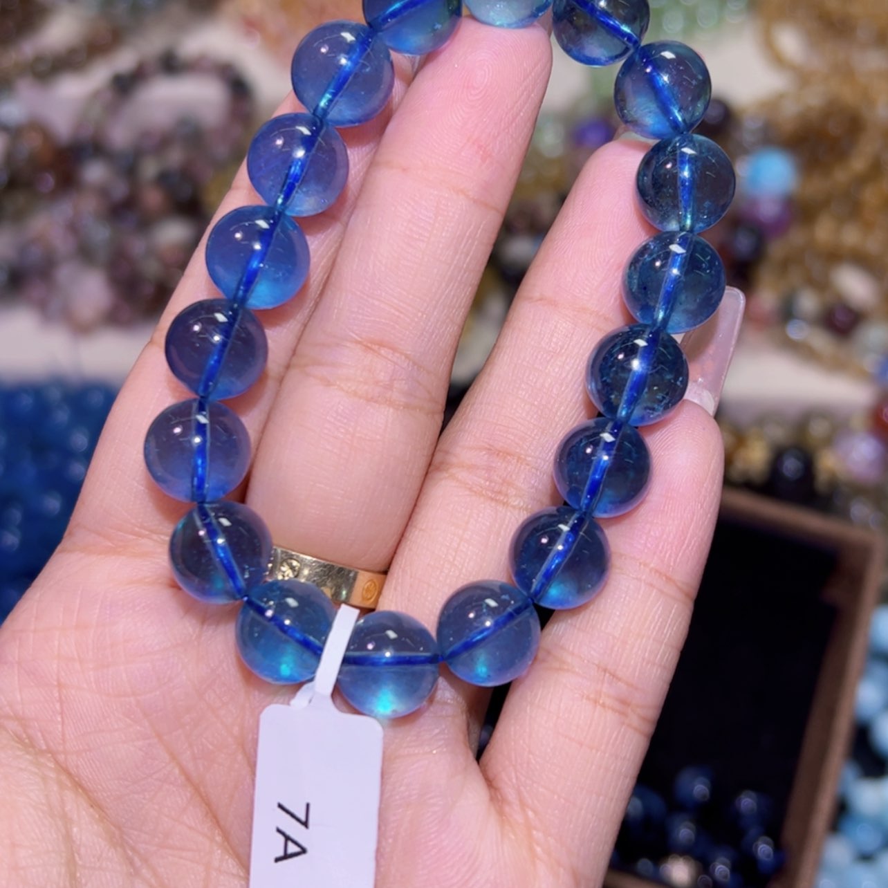 【闪购商品】烟晶手链银S925镶嵌?*?58