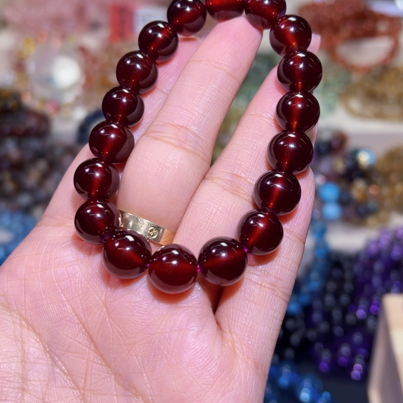 【闪购商品】烟晶手链银S925镶嵌◦****◦53