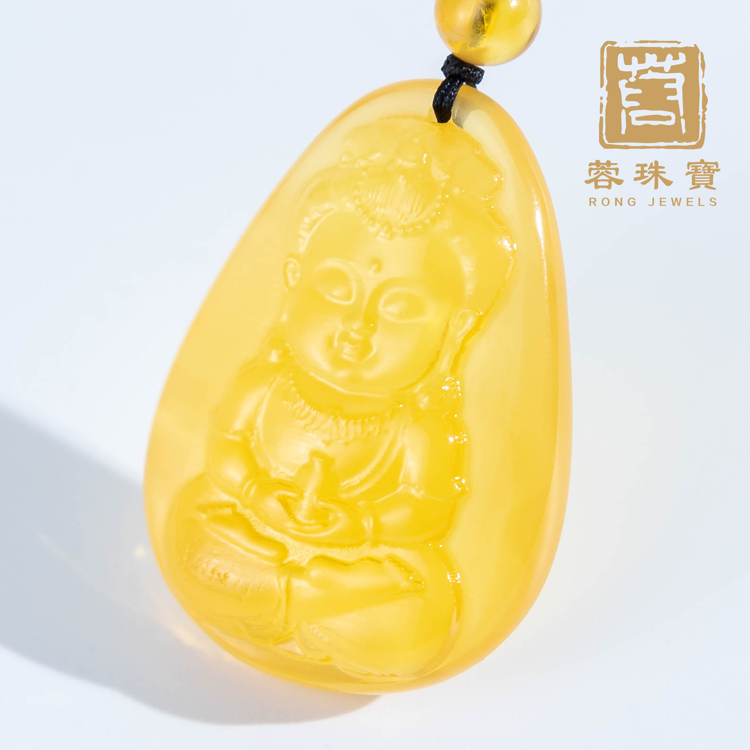 【蓉珠宝】蜜蜡宝宝佛项链（多样性发货）  新中式小众国风设计大气