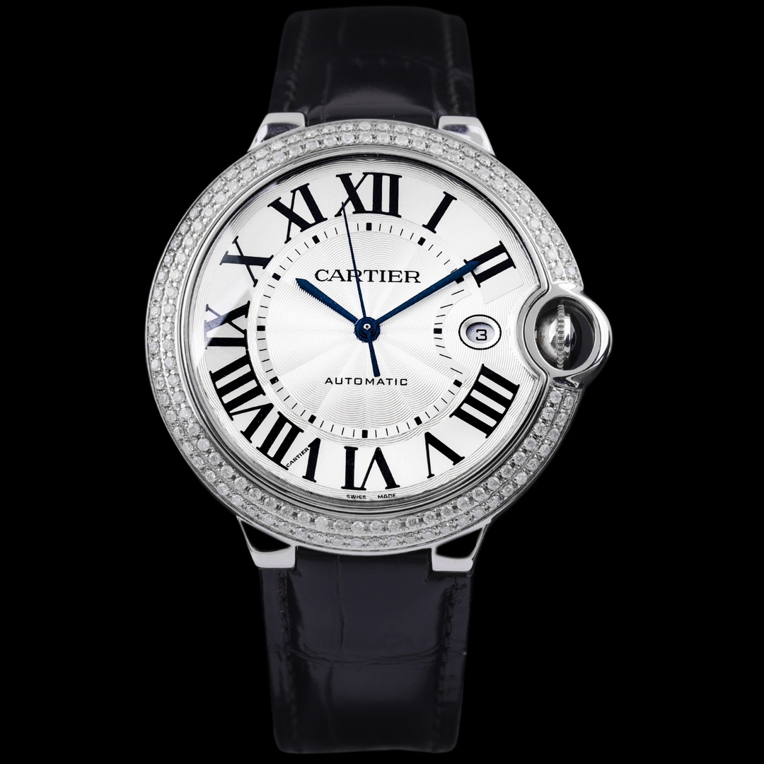 99新 Cartier/卡地亚 W69012Z4 升级后钻 表径42mm 自动机械 单表