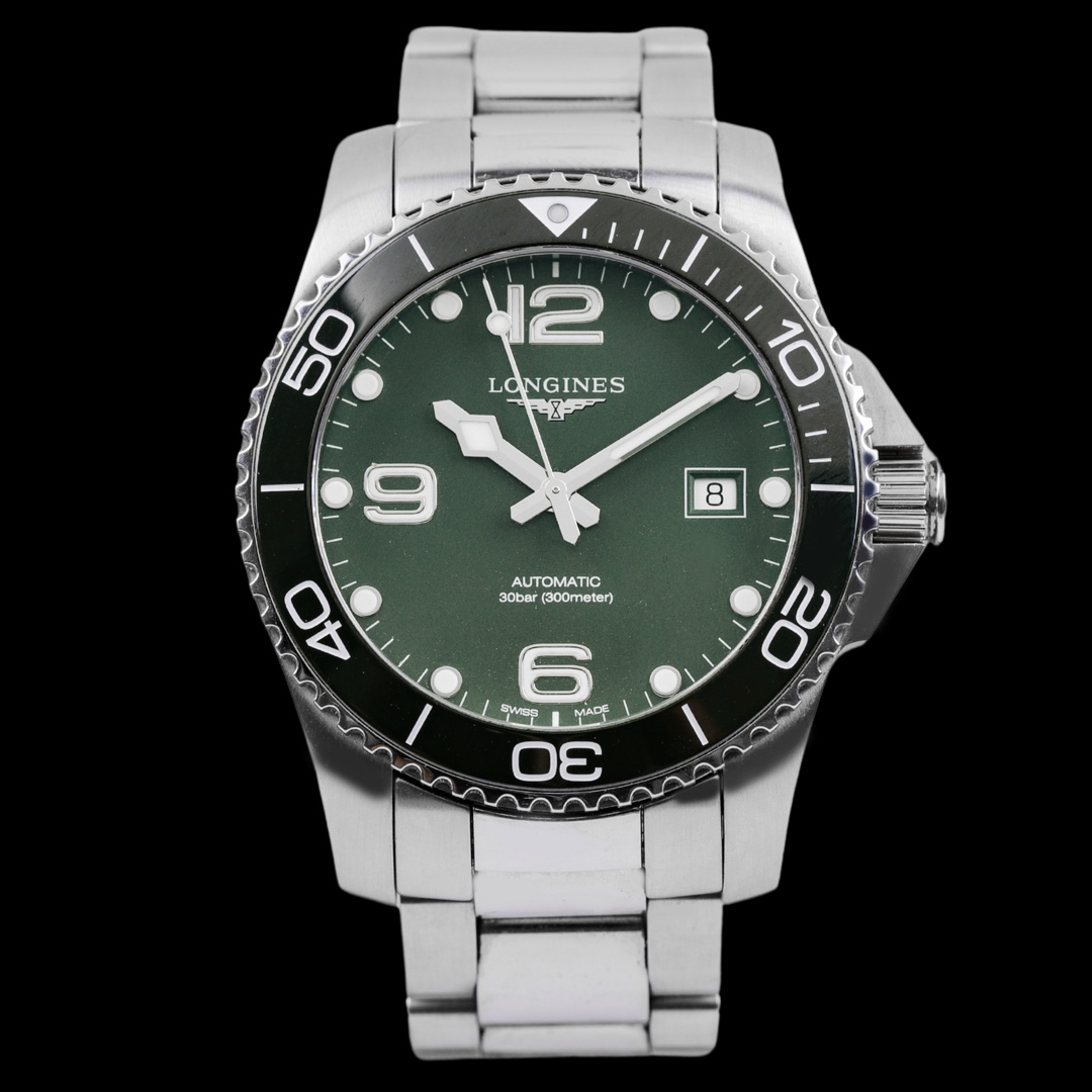 95新 Longines/浪琴 康卡斯 自动机械男表 表径41mm 23年全