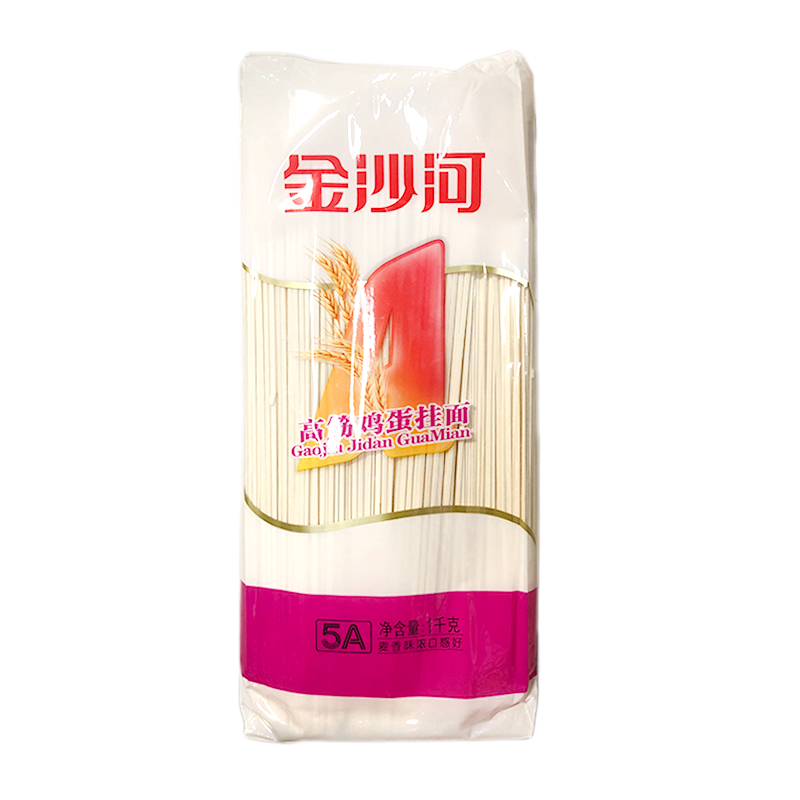 金沙河 高筋鸡蛋挂面 1000g/袋