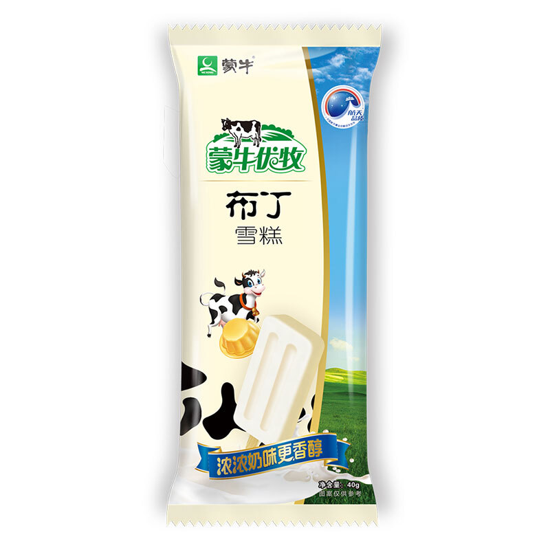 蒙牛 优牧大布丁奶味雪糕 65g/支