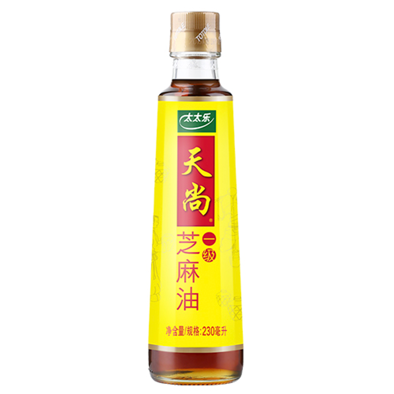太太乐  天尚一级芝麻油  230ml/瓶