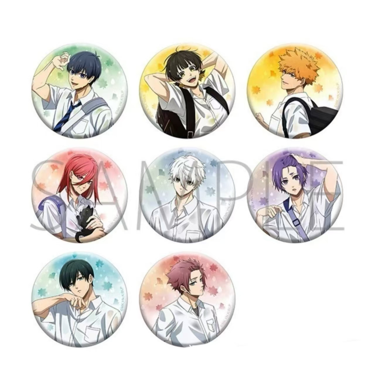 蓝色监狱 蓝锁 秋雨吧唧 徽章（盲盒代拆）