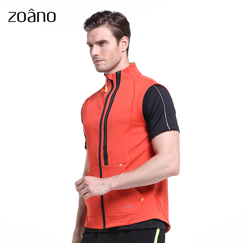 ZOANO/佐纳运动冲锋衣马甲速干防风防汗透气简约无袖52370