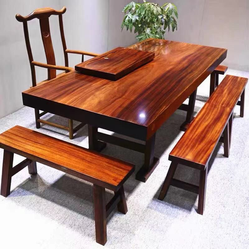 直播间下单～全款链接 原木整板 实木大板茶桌茶台