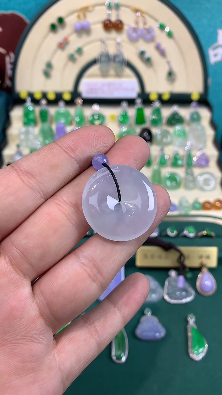 【闪购商品】翡翠颈饰未镶嵌【平安扣】
