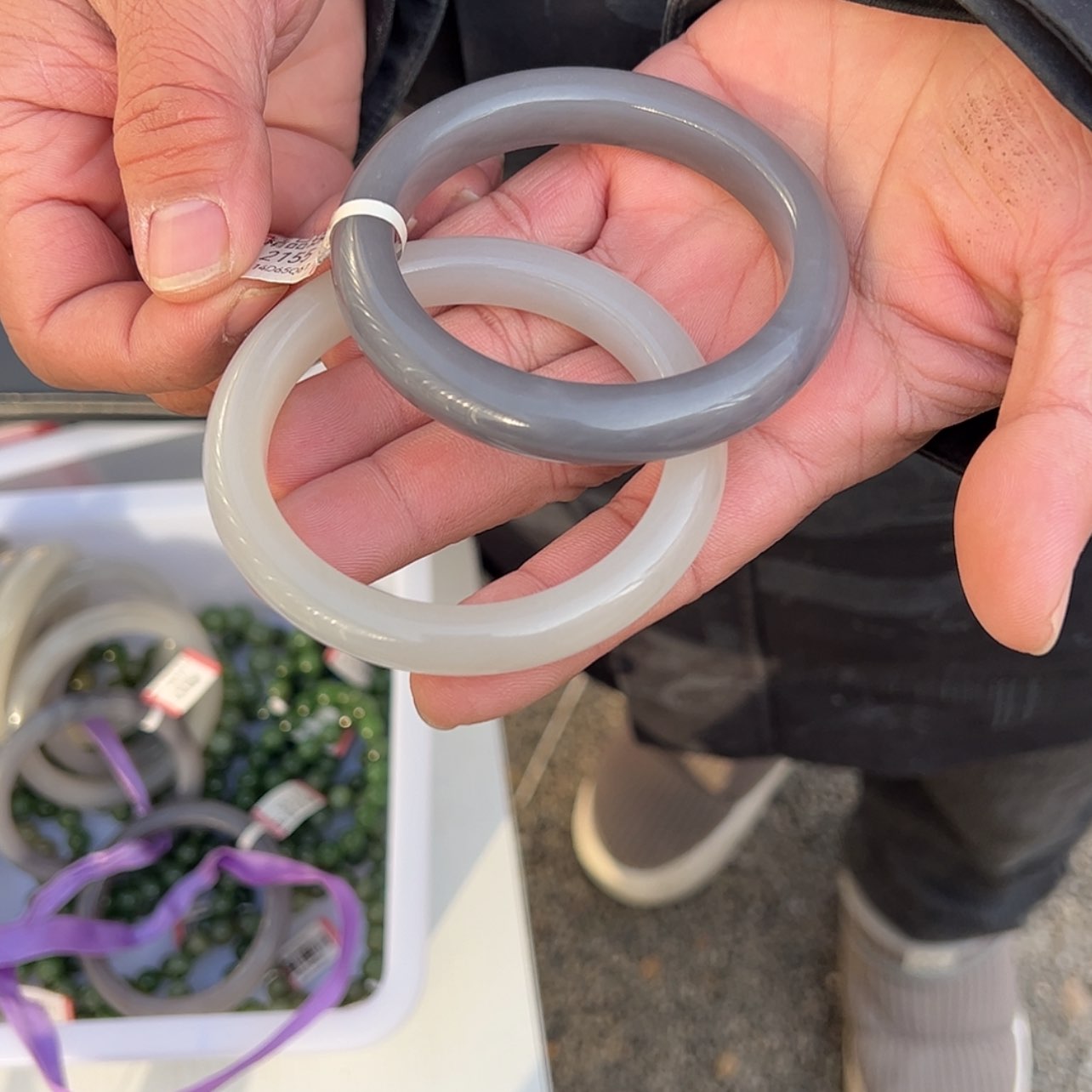 【闪购商品】和田玉手镯未镶嵌安*多样性拍一发一