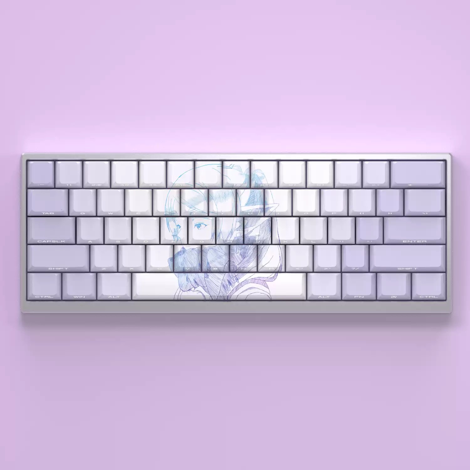 【芙莉莲】键帽原厂高度侧刻透光pbt热升华二次元动漫个性磁轴键帽