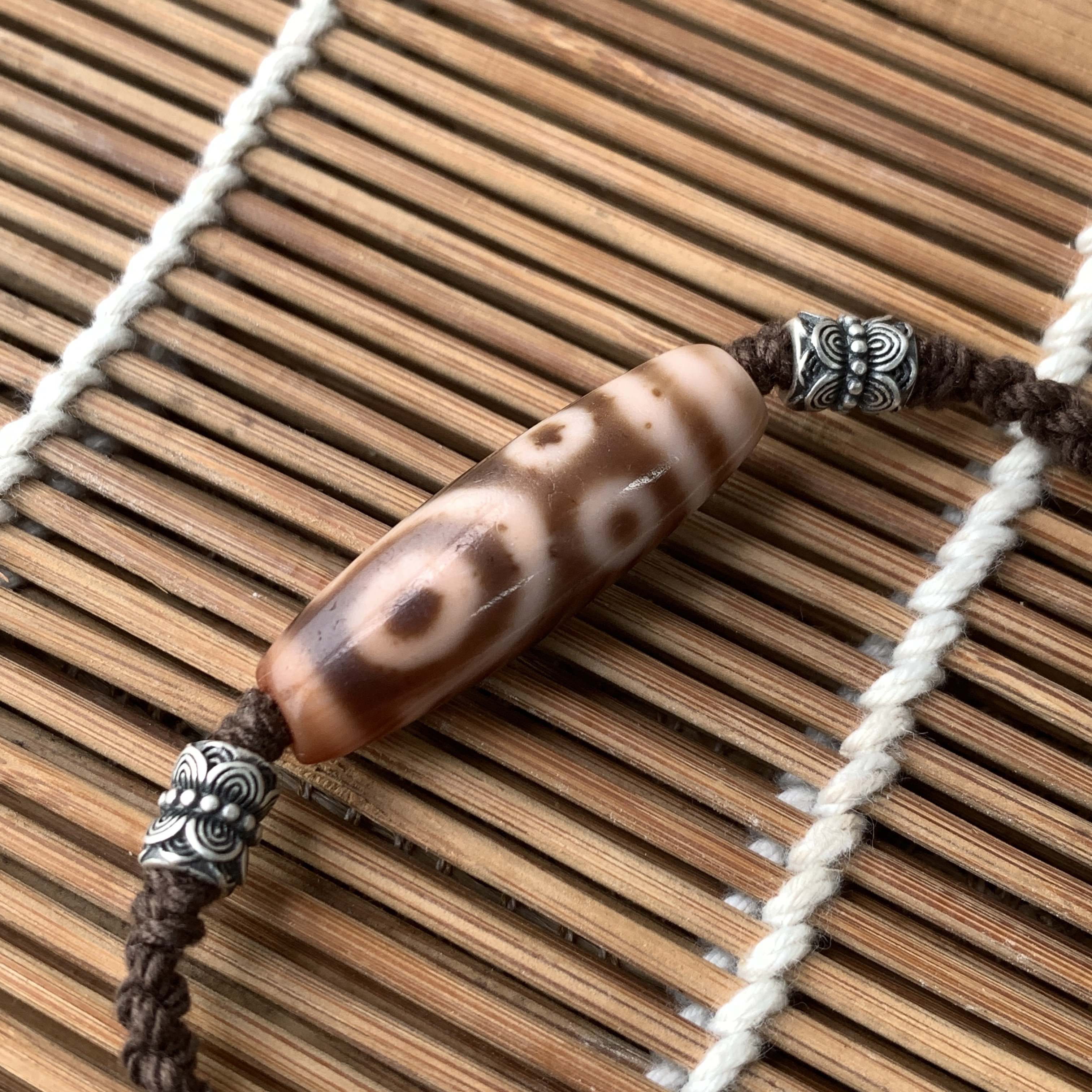 |台湾工艺|全手工小卢特殊六眼定制百搭锁骨链1191