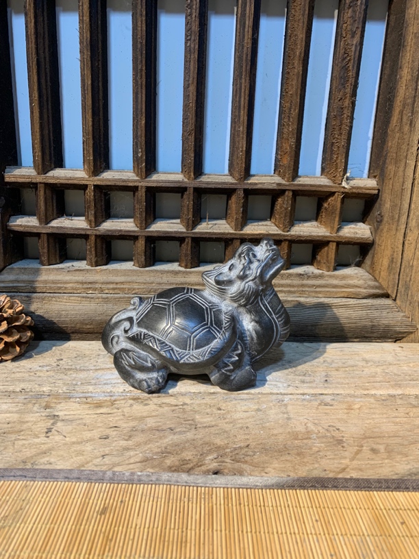 桌面工艺品手把件精美龙龟摆件
