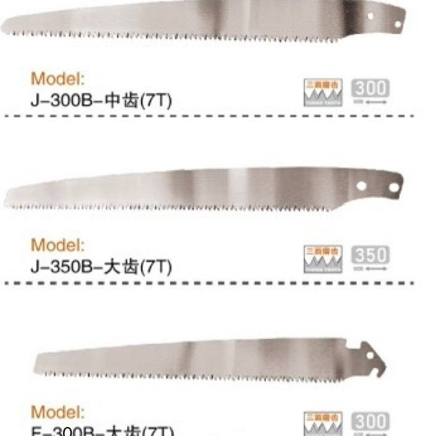 进口双孔300，350双孔和替刃锯片切割片300，350锯片手锯片手锯锯片