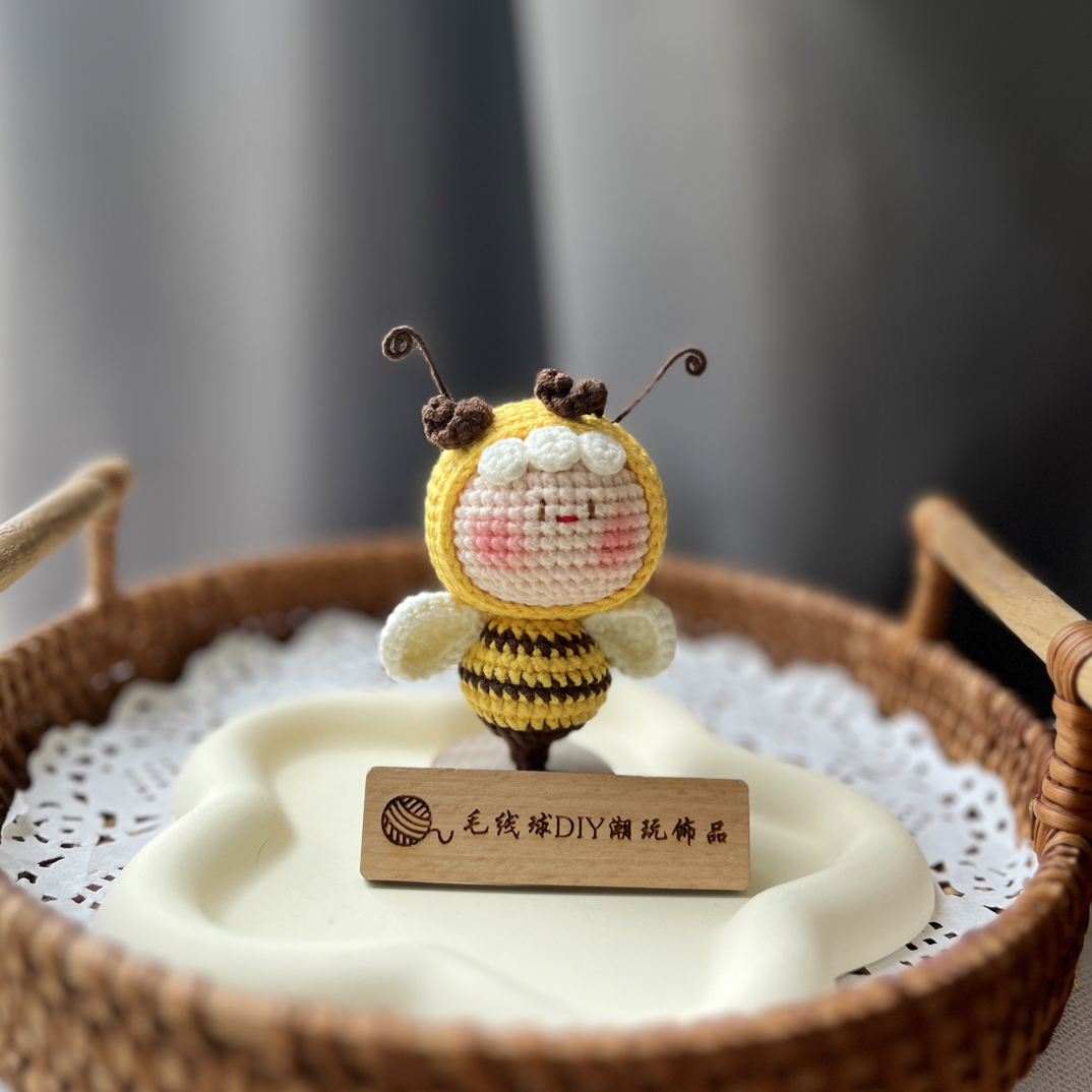 【不光彩团子专属】针织玩偶摆件挂件默认微瑕编织纯手工