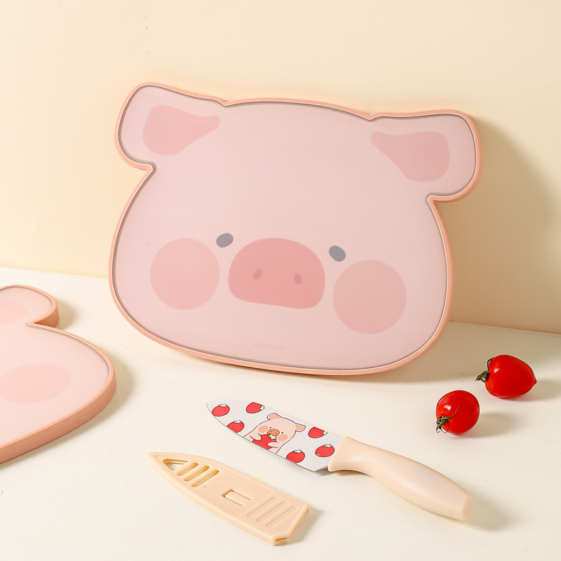 川岛屋&lulu猪联名 水果砧板抗菌防霉家用食品级切菜刀板辅食案板