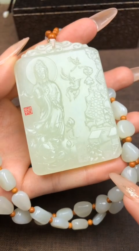 【闪购商品】和田玉颈饰未镶嵌小新冲啊