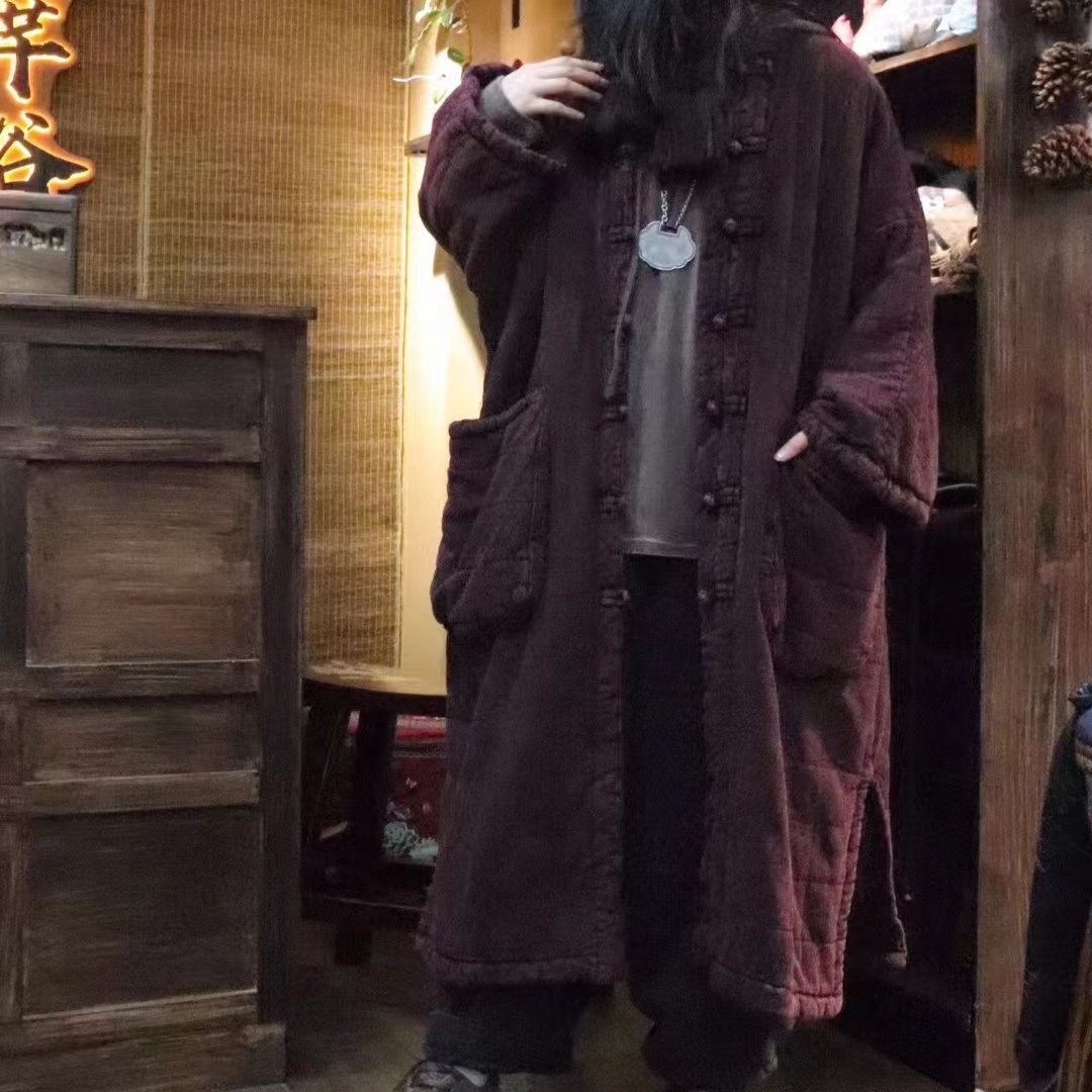 2024款休闲时尚女士上长款棉衣