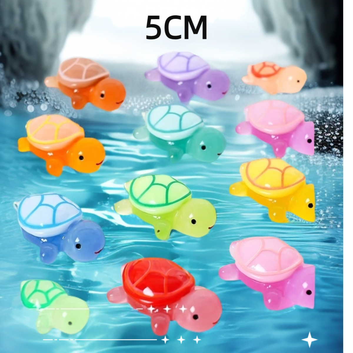 5cm夜光树脂DIY许愿对对碰小乌龟盲盒盲袋