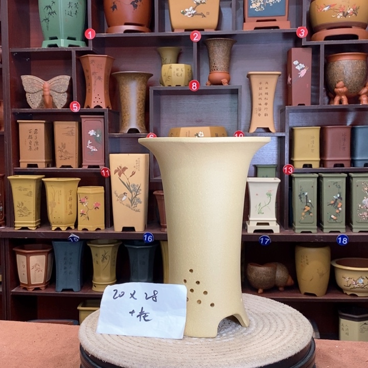 紫砂花盆紫砂花盆